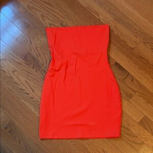 Susana Monaco Strapless Red Dress